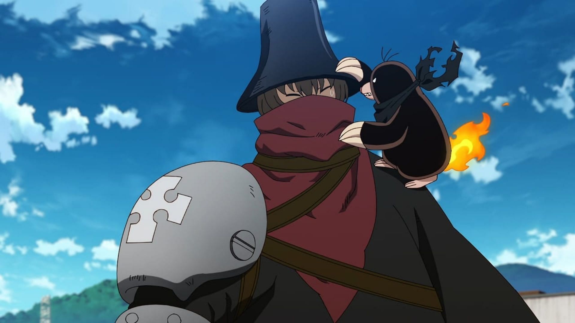 Juggernaut and Schop in the episode (Image via David Production)